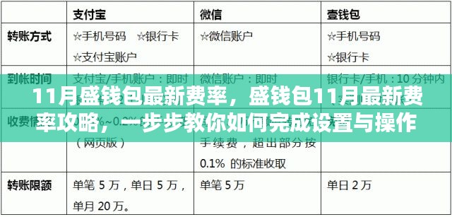 盛錢包11月費率詳解，最新設置操作指南與優惠攻略