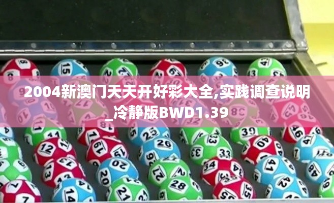 2004新澳門天天開好彩大全,實踐調查說明_冷靜版BWD1.39