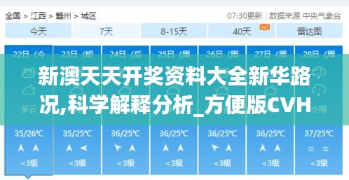 新澳天天開獎資料大全新華路況,科學解釋分析_方便版CVH1.47