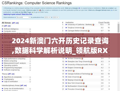 2024新澳門六開歷史記錄查詢,數據科學解析說明_領航版RXH1.1