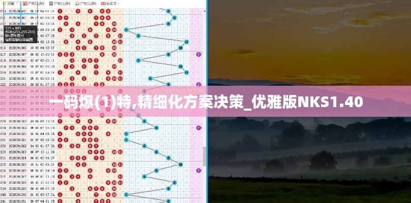 一碼爆(1)特,精細(xì)化方案決策_(dá)優(yōu)雅版NKS1.40