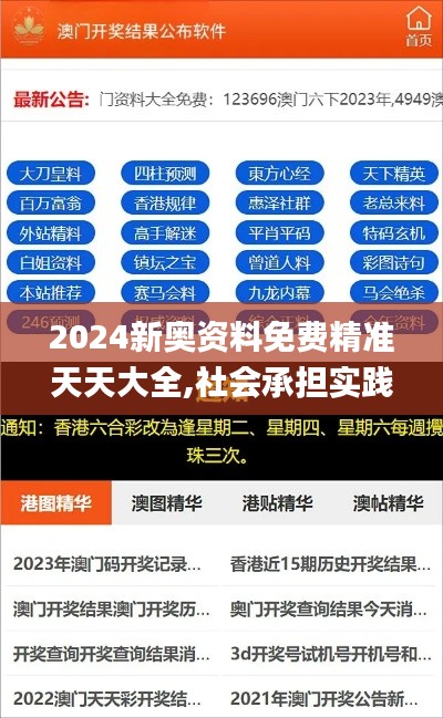2024新奧資料免費精準天天大全,社會承擔實踐戰略_便簽版FPC1.28