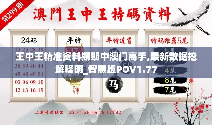 王中王精準資料期期中澳門高手,最新數據挖解釋明_智慧版POV1.77