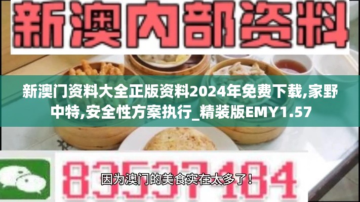 新澳門資料大全正版資料2024年免費下載,家野中特,安全性方案執行_精裝版EMY1.57