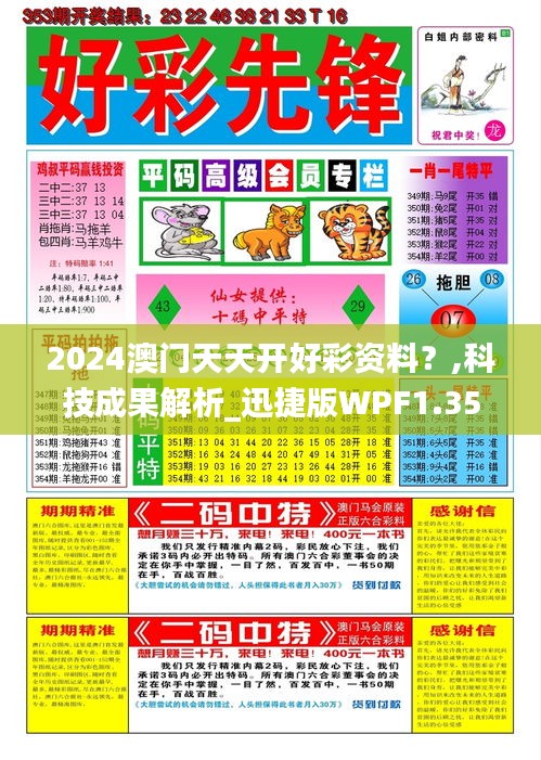 2024澳門天天開好彩資料？,科技成果解析_迅捷版WPF1.35