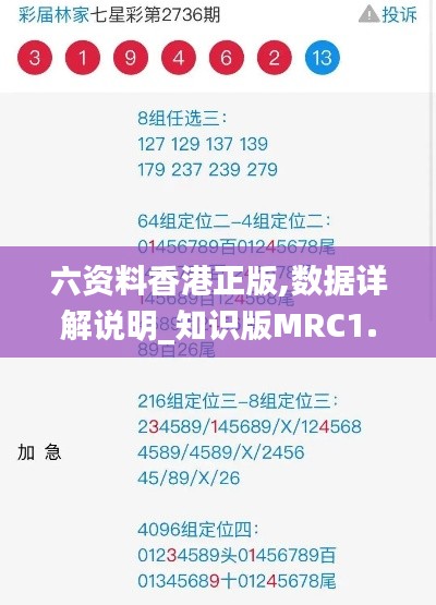 六資料香港正版,數據詳解說明_知識版MRC1.32