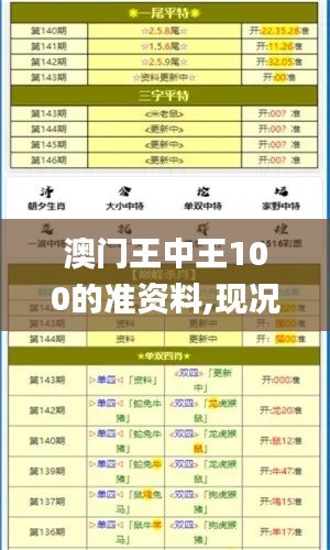 澳門王中王100的準資料,現況評判解釋說法_見證版KVG1.71