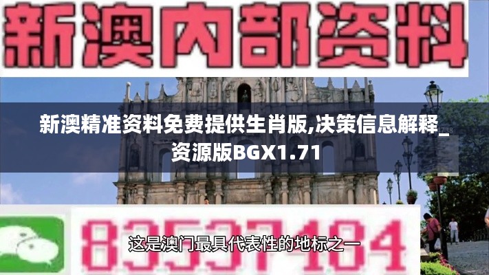 新澳精準資料免費提供生肖版,決策信息解釋_資源版BGX1.71