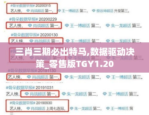 三肖三期必出特馬,數據驅動決策_零售版TGY1.20