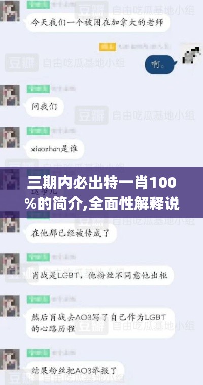 三期內必出特一肖100%的簡介,全面性解釋說明_懸浮版BPB1.20