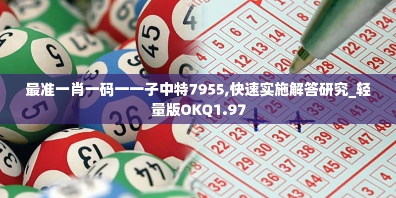 最準(zhǔn)一肖一碼一一子中特7955,快速實(shí)施解答研究_輕量版OKQ1.97