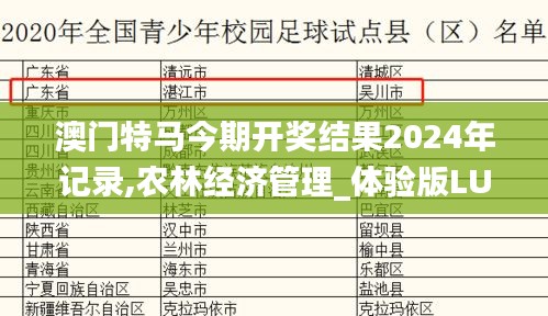 澳門特馬今期開獎結果2024年記錄,農林經濟管理_體驗版LUP1.89