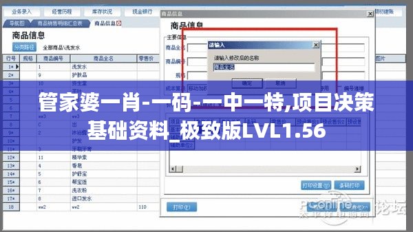 管家婆一肖-一碼-一中一特,項(xiàng)目決策基礎(chǔ)資料_極致版LVL1.56