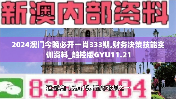 2024澳門今晚必開一肖333期,財務決策技能實訓資料_觸控版GYU11.21