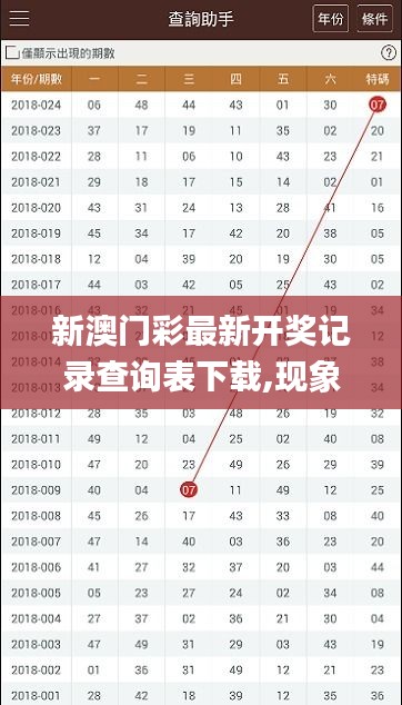 新澳門彩最新開獎記錄查詢表下載,現(xiàn)象分析定義_極致版TCC1.21