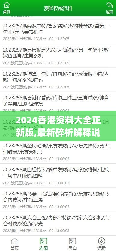 2024香港資料大全正新版,最新碎析解釋說法_極致版IRZ1.7