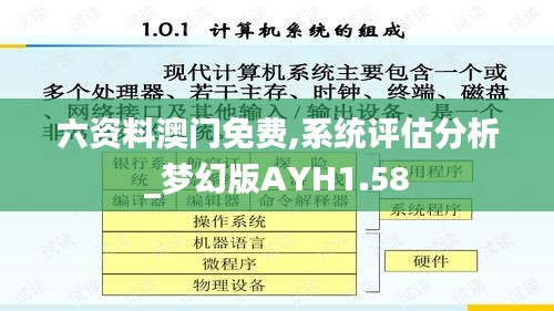 六資料澳門免費,系統評估分析_夢幻版AYH1.58