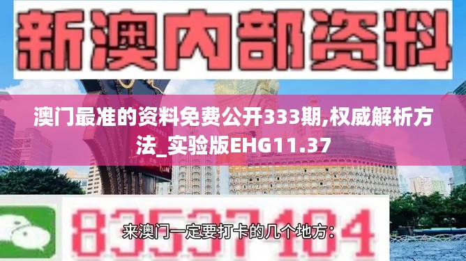 澳門最準的資料免費公開333期,權威解析方法_實驗版EHG11.37