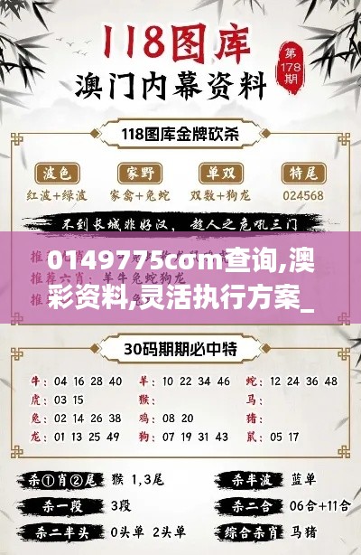 0149775cσm查詢,澳彩資料,靈活執行方案_經典版EQY1.11