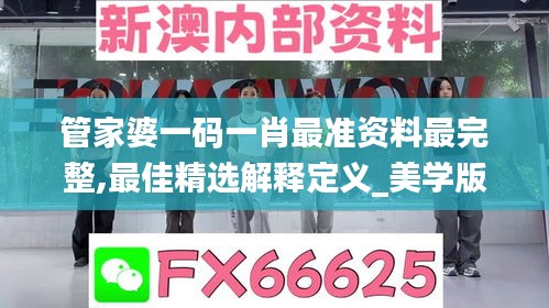 管家婆一碼一肖最準(zhǔn)資料最完整,最佳精選解釋定義_美學(xué)版RXS1.65