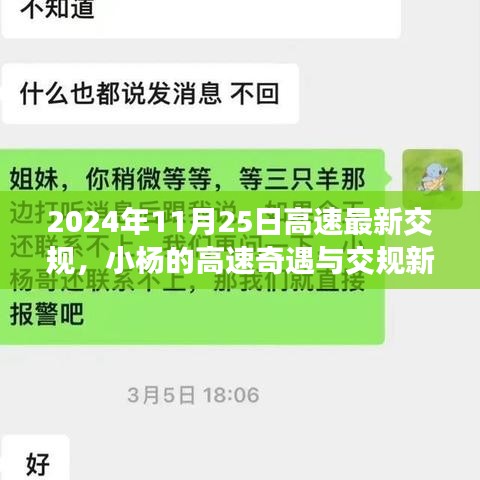小楊的高速奇遇記，最新交規(guī)下的溫馨友情日常故事（2024年11月25日）