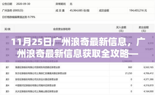 廣州浪奇最新信息全攻略，從初學(xué)者到進(jìn)階用戶的通用指南（11月25日更新）