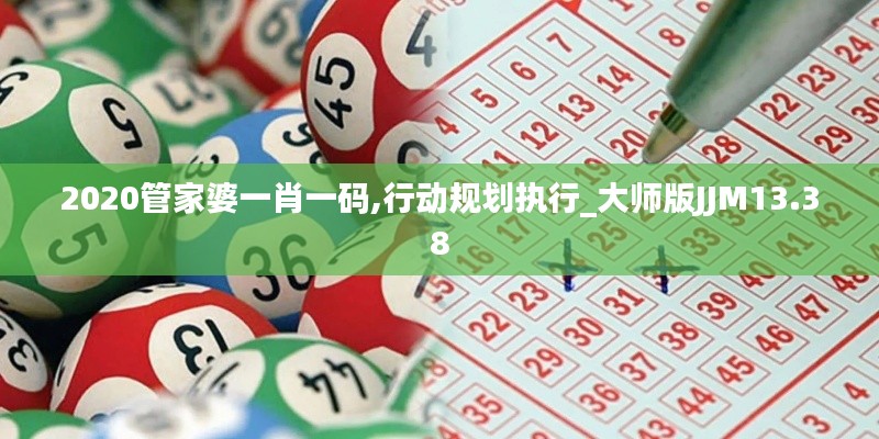 2020管家婆一肖一碼,行動規(guī)劃執(zhí)行_大師版JJM13.38