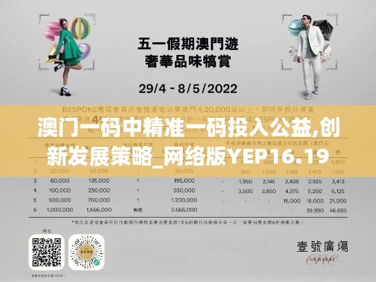 澳門一碼中精準一碼投入公益,創新發展策略_網絡版YEP16.19