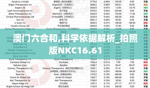 澳門六合和,科學(xué)依據(jù)解析_拍照版NKC16.61
