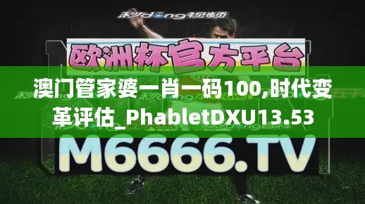 澳門管家婆一肖一碼100,時代變革評估_PhabletDXU13.53