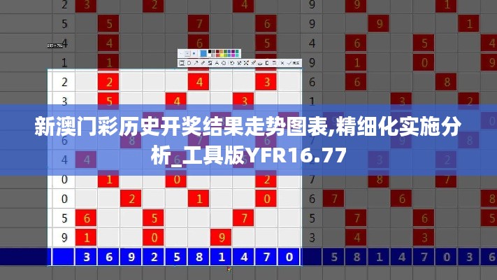 新澳門彩歷史開獎結果走勢圖表,精細化實施分析_工具版YFR16.77