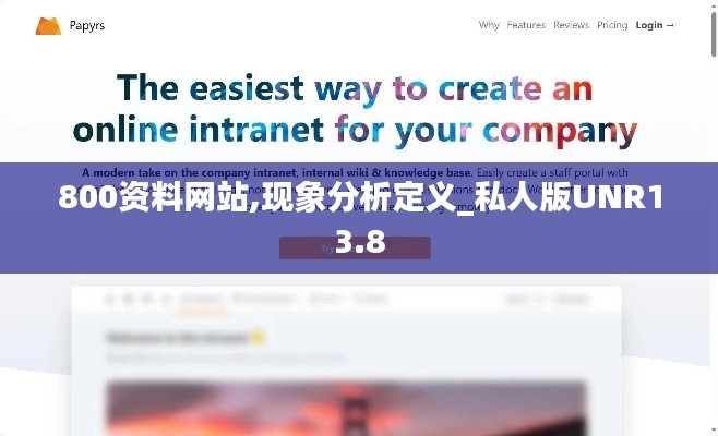 800資料網站,現象分析定義_私人版UNR13.8