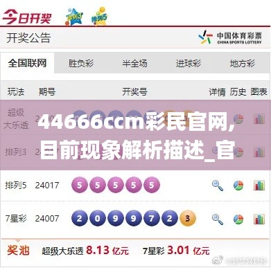 44666ccm彩民官網,目前現象解析描述_官方版VOG16.27