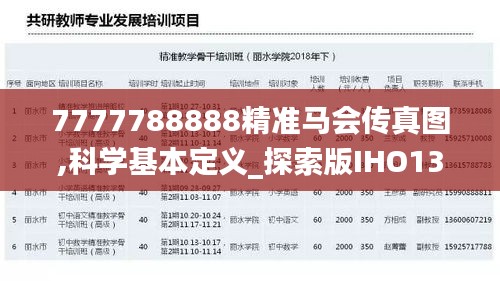 7777788888精準(zhǔn)馬會傳真圖,科學(xué)基本定義_探索版IHO13.16