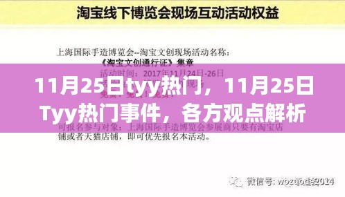 11月25日tyy熱門，11月25日Tyy熱門事件，各方觀點解析與個人立場闡述