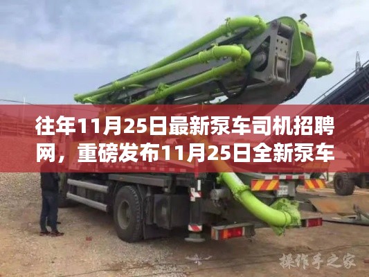 最新泵車司機招聘網發布，駕馭未來駕駛之旅啟程