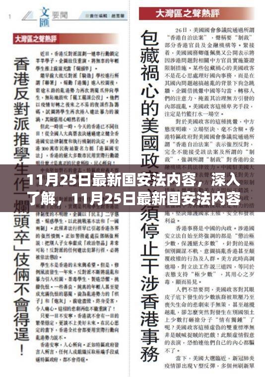 深入了解，11月25日最新國安法內容及其三大要點解析