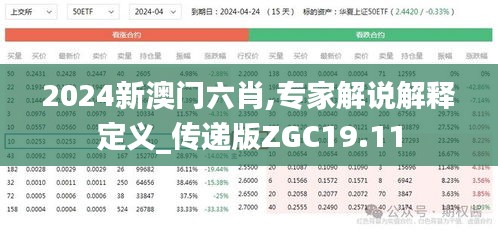 2024新澳門六肖,專家解說解釋定義_傳遞版ZGC19.11