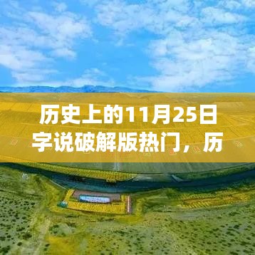 歷史上的11月25日，字說破解版的學習變化造就自信與成就之光