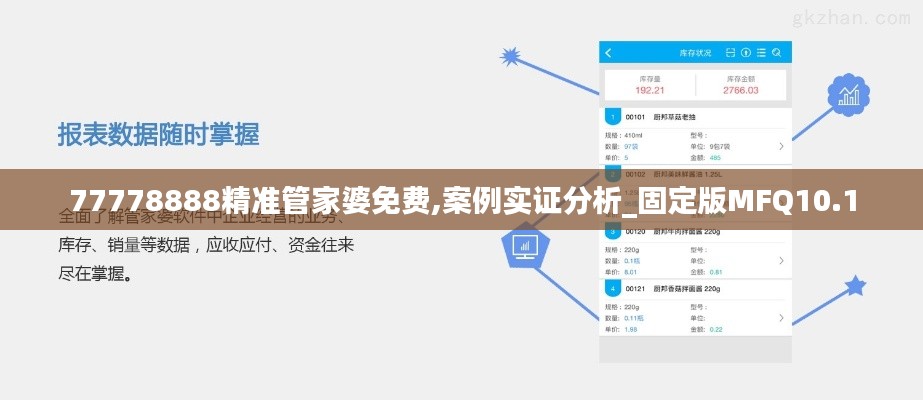 77778888精準(zhǔn)管家婆免費,案例實證分析_固定版MFQ10.1