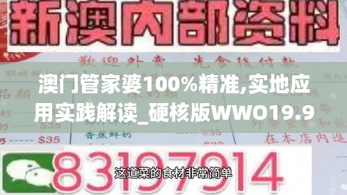 澳門管家婆100%精準,實地應用實踐解讀_硬核版WWO19.95