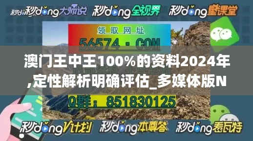 澳門王中王100%的資料2024年,定性解析明確評估_多媒體版NKQ19.85