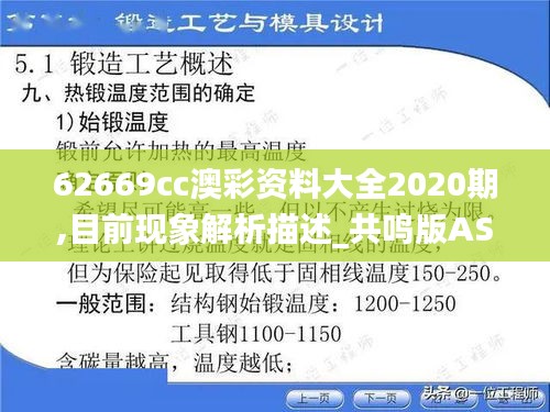 62669cc澳彩資料大全2020期,目前現象解析描述_共鳴版ASU19.4