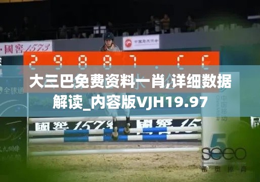 大三巴免費資料一肖,詳細數據解讀_內容版VJH19.97