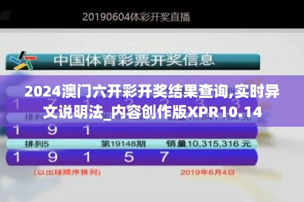 2024澳門六開彩開獎結果查詢,實時異文說明法_內容創作版XPR10.14