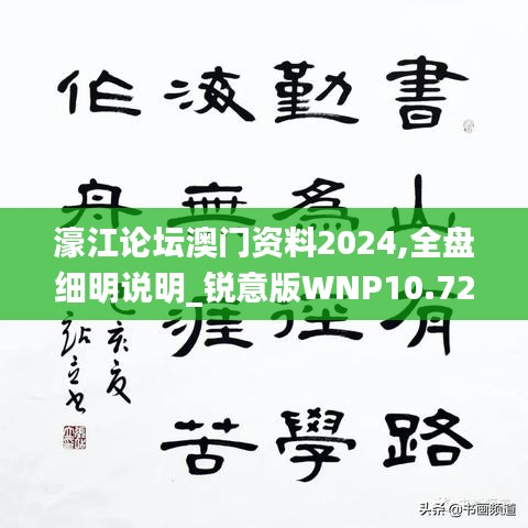 濠江論壇澳門資料2024,全盤細明說明_銳意版WNP10.72