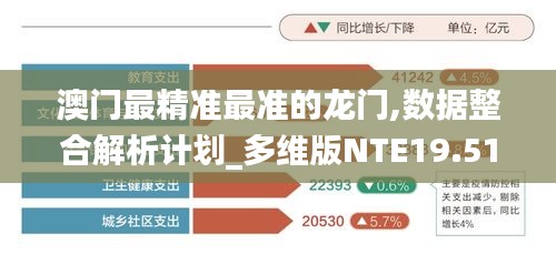 澳門最精準最準的龍門,數據整合解析計劃_多維版NTE19.51