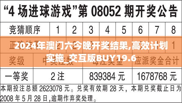 2024年澳門六今晚開獎結(jié)果,高效計劃實施_交互版BUY19.6