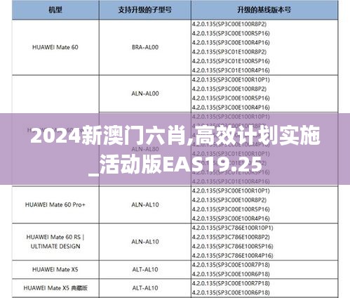 2024新澳門六肖,高效計劃實施_活動版EAS19.25