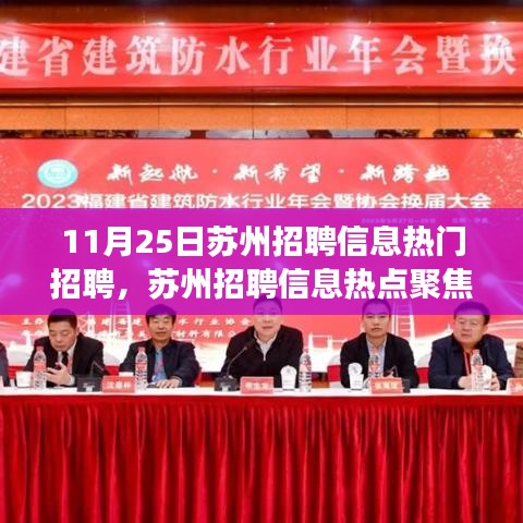 11月25日蘇州招聘信息熱點聚焦，市場深度洞察與熱門崗位解析